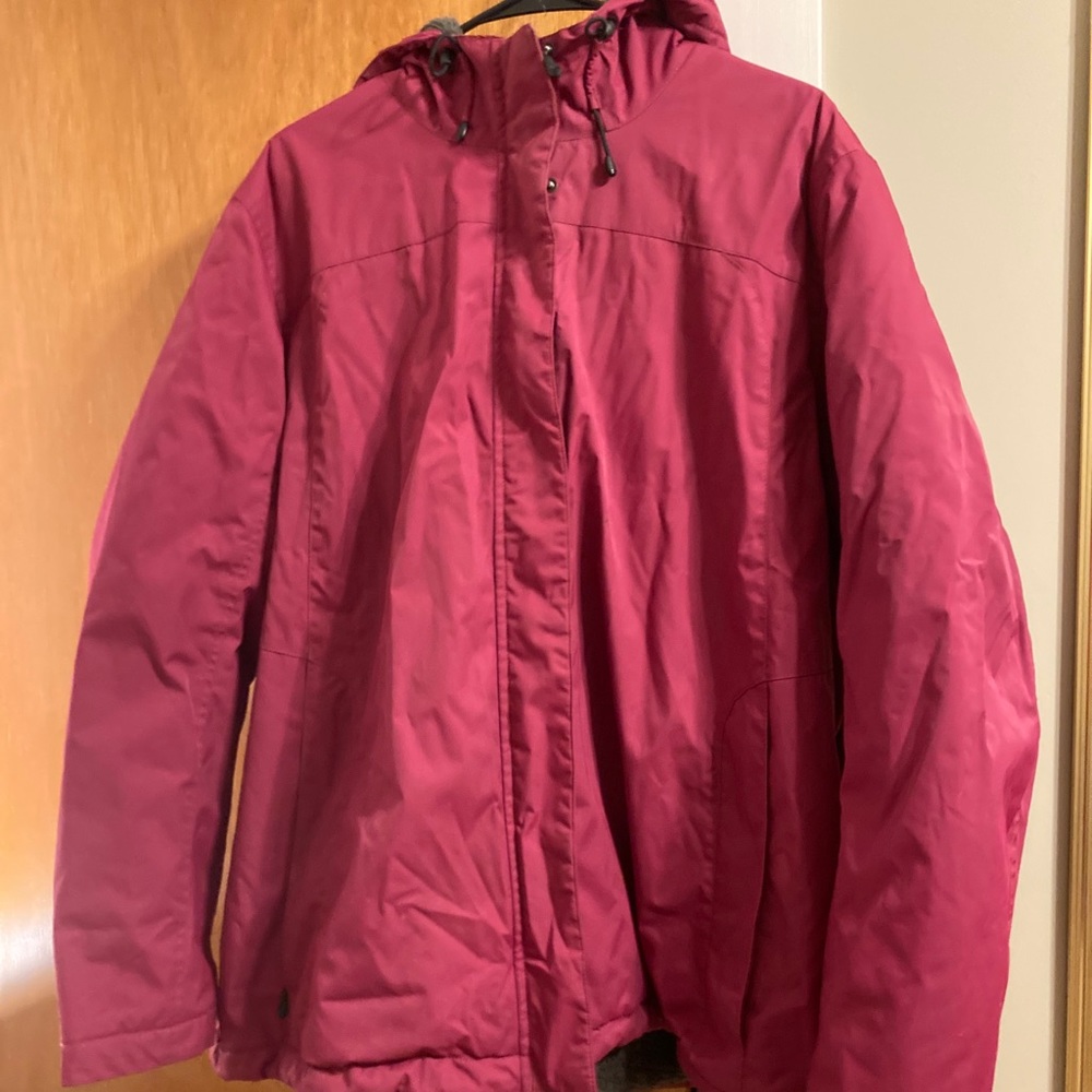 L.L. Bean Winter Jacket (Cranberry)